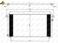 Condensator, climatizare Nissan PATROL GR Mk II autoturism de teren, inchis (Y61) 1997-2016 #2 072042N