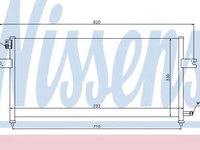 Condensator, climatizare NISSAN PICK UP III (D22) (1997 - 2016) NISSENS 94759 piesa NOUA