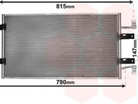 Condensator, climatizare NISSAN PRIMASTAR caroserie (X83) (2002 - 2016) VAN WEZEL 43005451 piesa NOUA