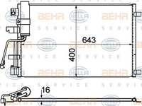 Condensator climatizare NISSAN QASHQAI 08- 2. 0DCI - Cod intern: W20088895 - LIVRARE DIN STOC in 24 ore!!!