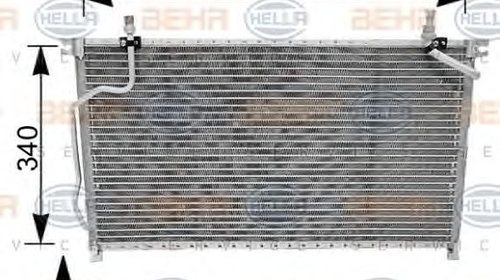 Condensator climatizare NISSAN TERRANO Mk II 