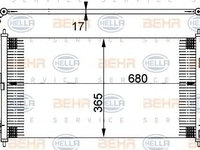 Condensator climatizare NISSAN VANETTE caroserie (C120) - OEM - NRF: NRF35550|35550 - Cod intern: W02391769 - LIVRARE DIN STOC in 24 ore!!!