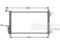 Condensator, climatizare NISSAN VERSA hatchback (C11X), NISSAN TIIDA limuzina (SC11X), NISSAN TIIDA hatchback - VAN WEZEL 13005332