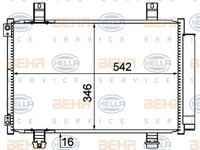 Condensator climatizare OPEL AGILA (B) - OEM - NRF: NRF35854|35854 - Cod intern: W02081628 - LIVRARE DIN STOC in 24 ore!!!