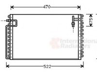 Condensator, climatizare OPEL ASTRA F (56_, 57_), OPEL ASTRA F Cabriolet (53_B), OPEL ASTRA F hatchback (53_, 54_, 58_, 59_) - VAN WEZEL 37005210