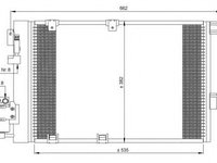 Condensator, climatizare OPEL ASTRA G Combi (F35) (1998 - 2009) NRF 35301 piesa NOUA