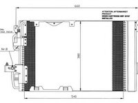 Condensator, climatizare OPEL ASTRA G Delvan (F70) (1999 - 2005) NRF 35416
