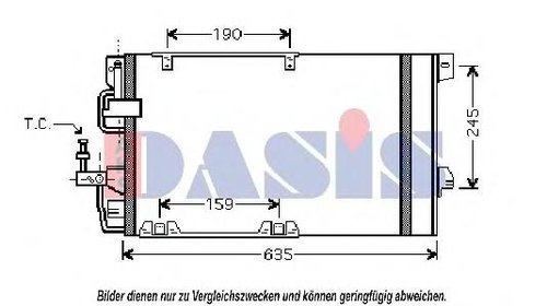 Condensator, climatizare OPEL ASTRA G hatchba