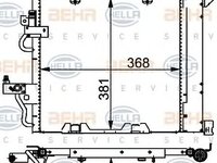 Condensator climatizare OPEL ASTRA H DIESEL 1,3-1,9CDT - Cod intern: W20088691 - LIVRARE DIN STOC in 24 ore!!!