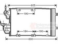 Condensator, climatizare OPEL ASTRA H (L48), OPEL ASTRA H combi (L35), OPEL ASTRA H Sport Hatch (L08) - VAN WEZEL 37005454