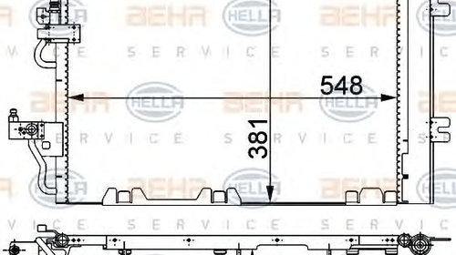 Condensator climatizare OPEL ASTRA H TwinTop 