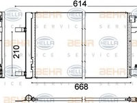 Condensator climatizare OPEL ASTRA J 1,3-1,7 09- - Cod intern: W20088856 - LIVRARE DIN STOC in 24 ore!!!