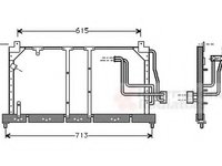 Condensator, climatizare OPEL COMBO (71_), OPEL VITA B (73_, 78_, 79_), OPEL CORSA B caroserie (73_) - VAN WEZEL 37005224