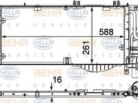 Condensator climatizare OPEL COMBO platou/sasiu - OEM - NRF: NRF35531|35531 - Cod intern: W02186709 - LIVRARE DIN STOC in 24 ore!!!