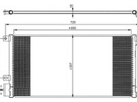 Condensator climatizare OPEL MERIVA B - Cod intern: W20088308 - LIVRARE DIN STOC in 24 ore!!!