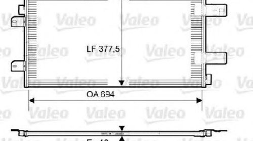 Condensator, climatizare OPEL MOVANO COMBI ( 