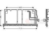 Condensator, climatizare OPEL TIGRA (95_) - VAN WEZEL 37005225