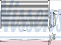Condensator, climatizare OPEL VECTRA B (36_) (1995 - 2002) NISSENS 94234