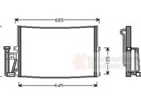 Condensator, climatizare OPEL VECTRA B hatchback (38_), OPEL VECTRA B (36_), OPEL VECTRA B combi (31_) - VAN WEZEL 37005241