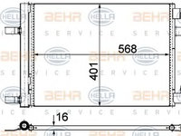 Condensator climatizare OPEL ZAFIRA B (A05) - Cod intern: W20088855 - LIVRARE DIN STOC in 24 ore!!!