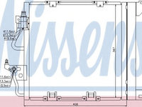 Condensator, climatizare OPEL ZAFIRA B Van (2005 - 2016) NISSENS 94768