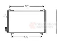 Condensator, climatizare PEUGEOT 406 limuzina (8B), PEUGEOT 406 Estate (8E/F), PEUGEOT 406 cupe (8C) - VAN WEZEL 40005192