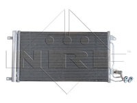 Condensator climatizare, Radiator clima Audi A1 (8x), Seat Ibiza 5 (6j5, 6p1), Toledo 4 (Kg3), Skoda Fabia 2 5J, Fabia 3 (Nj3), Rapid (Nh3), Roomster (5j), Vw Polo (6R), 1.6 TDI, 2.0 TDI, NRF, 6C0816411C