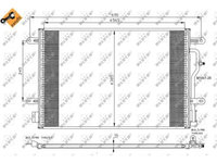 Condensator climatizare, Radiator clima Audi A4 (8e2, B6), A6 (4b2, C5) Nrf 35404