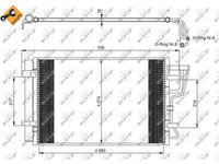 Condensator climatizare, Radiator clima Hyundai I30 (Fd), Kia Ceed (Ed) Pro Ceed (Ed) Nrf 35963