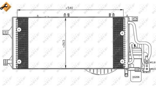 Condensator climatizare, Radiator clima Opel 