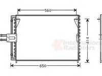 Condensator, climatizare RENAULT LAGUNA I I (B56_, 556_), RENAULT LAGUNA I Estate (K56_) - VAN WEZEL 43005189