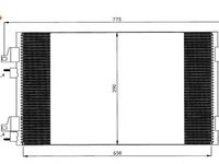 Condensator climatizare RENAULT LAGUNA II (BG0/1_) - Cod intern: W20139536 - LIVRARE DIN STOC in 24 ore!!!