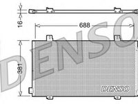 Condensator, climatizare RENAULT MASTER II Van (FD), RENAULT MASTER II platou / sasiu (ED/HD/UD), OPEL MOVANO caroserie (F9) - DENSO DCN23017