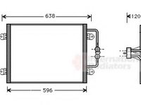 Condensator, climatizare RENAULT MEGANE I (BA0/1_), RENAULT MEGANE I Coup (DA0/1_), RENAULT MEGANE I Classic (LA0/1_) - VAN WEZEL 43005256