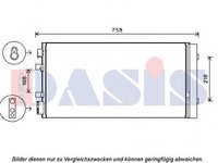 Condensator, climatizare RENAULT MEGANE III hatchback (BZ0_), RENAULT MEGANE III cupe (DZ0/1_), RENAULT GRAN TOUR III combi (KZ0/1) - AKS DASIS 182049