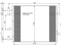 Condensator, climatizare RENAULT TRAFIC II bus (JL) (2001 - 2020) NRF 35845