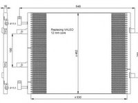 Condensator, climatizare RENAULT TRAFIC II Van (FL) (2001 - 2020) NRF 35845