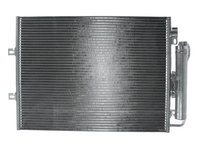 Condensator climatizare Renault TWINGO, 2007-2014, motor 1.2/1.2 TCE, 1.6 benzina, 1,5 dci, 545 (520)x400x12 mm, cu uscator filtrat, SRLine Polonia