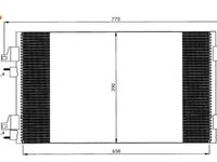 Condensator climatizare RENAULT VEL SATIS (BJ0_) - Cod intern: W20139536 - LIVRARE DIN STOC in 24 ore!!!