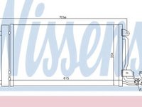 Condensator, climatizare SEAT IBIZA V (6J5, 6P1) (2008 - 2016) NISSENS 940093 piesa NOUA