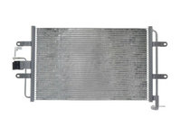 Condensator climatizare Seat Leon (1M), 02.2001-06.2006, Toledo (1M), 10.2000-05.2006, motor 1.9 TDI, 110 kw diesel, cutie manuala, full aluminiu brazat, 580 (525)x355x18 mm, fara filtru uscator