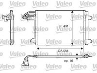 Condensator, climatizare SEAT LEON (1P1) (2005 - 2012) VALEO 817777