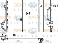 Condensator climatizare SKODA YETI (5L) - OEM - NRF: NRF35874|35874 - Cod intern: W02344621 - LIVRARE DIN STOC in 24 ore!!!