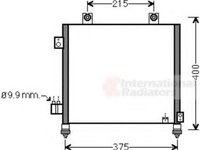 Condensator, climatizare SUZUKI IGNIS (FH) - VAN WEZEL 52005120