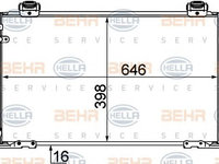 Condensator climatizare TOYOTA AVENSIS Combi (T25) - OEM - NRF: NRF35595|35595 - Cod intern: W02391783 - LIVRARE DIN STOC in 24 ore!!!