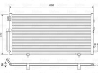 Condensator, climatizare VALEO 814063