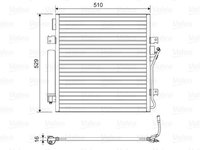 Condensator, climatizare VALEO 814163