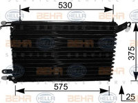 Condensator climatizare VOLKSWAGEN GOLF Mk II (19E, 1G1) - OEM - NRF: NRF35027|35027 - Cod intern: W02142040 - LIVRARE DIN STOC in 24 ore!!!