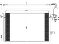 Condensator climatizare VOLKSWAGEN TRANSPORTER/CARAVELLE Mk V bus (7HB, 7HJ, 7EB, 7EJ, 7EF) - Cod intern: W20139650 - LIVRARE DIN STOC in 24 ore!!!