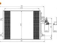 Condensator, climatizare VOLVO S80 II (AS) (2006 - 2020) NRF 35930